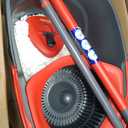 O-Cedar EasyWring Microfiber Spin Mop, Bucket Floor Cleaning System, Red, Gray, Standard