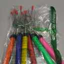 Patelai 8 Pcs Campfire Accessories for Outside Include 6 Pcs 34" Smores Sticks for Fire Pit 32" Campfire Poker 25" Fireplace Tong, Marshmallow Roasting Sticks Camping Gear Essentials Hot Dog Fork