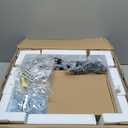 Huuger Nightstand with Charging Station, USB-C Port, Fluted Night Stand with Drawer, Bed Side Table with Solid Wood Feet, Open Storage, End Table with Raised Edge, for Bedroom, Walnut