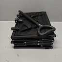 Favoyard Collapsible Wagon 100L & 330LBS, Heavy Duty Wagon Carts Foldable, Portable Folding Wagons with All - Terrain Wheels& Drink Holders, for Grocery Camping Beach Shopping Garden, Black