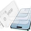 Beizun for iPhone AIR Screen Protector, 3-Pack 9H+Tempered Glass, Easy Installation, Bubble-Free & Dust-Free, Case Friendly, Full Coverage, 3D Curved Edges