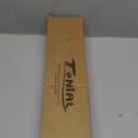 TONIAL Curtain Rod 32 to 115 Inch, Telescoping Splicing 3/4 Drapery Rods for Windows Decorative Single Rod with Small Cap End, Warm White