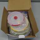 ECOBERI Collapsible Silicone Food Storage Containers, BPA Free, Microwave, Freezer and Dishwasher Safe, Lunch, Meal Prep, Travel, Space-Saving (Assorted Colors-Sizes 4pc)