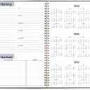AT-A-GLANCE 2025 Planner, Monthly, 8" x 12", Large, DayMinder, Black (SK20025)