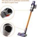 Replacement Wand Tube for Dyson Stick V15 V11 V10 V8 V7 Vacuum Parts, Extension Vacuum Replacement Parts, 28.7 In (Orange)