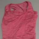 HLXFHB Workout Tank Tops for Women Gym Exercise Athletic Yoga Tops Racerback Sports Shirts (Rose Red, Large)