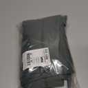 RYB HOME Privacy French Door Cover, Room Darkening Window Curtains for Front/Tricia/Patio French Door Tie up Shade for Sightseeing, W26 x L80 inch, 1 Panel, Dark Green