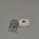 JR Products 11685 White Locking Camper Door Latch