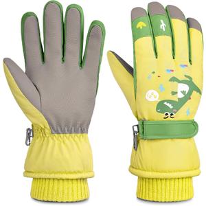 Children Ski Gloves Kids Waterproof Winter Outdoor Snowboard Warm Gloves for Boys Girls