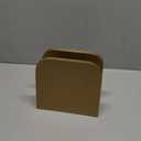 ALELION Gold Napkin Holder for Table, Wooden Upright Napkin Holders for Kitchen, Standing Napkin Dispenser for Kitchen Dining Room Party Cocktail Outdoor Use