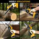 6 Inch Mini Chainsaw Brushless Tree Trimmer with DEW 20V Extension Pole, Tree Saw for Trimming Pruning (Tool Only)