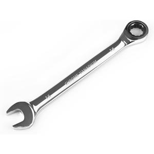 Egofine 16mm Ratcheting Combination Wrench Metric, Industrial Grade Gear Spanner with 12-Point Design, 72-Tooth Ratchet, Chrome Vanadium Steel