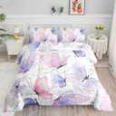 Kids Comforter Set Butterflies Printed Pattern Bedding Set with 1 Comforter and 2 Pillowcases for Girls Boys Bedroom All Season(Butterflies Twin) (Butterfly Watercolor)