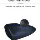 Left Driver Side Mirror Cover Cap Compatible with Ford Fusion 2013-2021 With Turn Signal Glossy Black (Not Fit SE Model)
