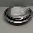 Drip Pan Electric Stove Burner Covers for Whirlpool W10278125 W10196405 W10196406, 4 Pack (3) 6" & (1) 8"