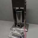 7Lb/3L Sausage Stuffers304 Stainless Steel Sausage Maker Adjustable, 2 Speeds, 5 Filling Tubes (Silver)
