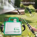 SHIJING Battery Powered Sprayer,Update Electric Garden Sprayer with USB Rechargeable Handle,3 Mist Nozzles, Retractable Wand, Adjustable Shoulder Strap,Weed Sprayers in Lawn & Garden