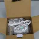 BEAUTURAL Mini Travel Steam Iron for Clothes with Dual Voltage, Temperature Control, Non-Stick Soleplate and Cord Storage, Ideal for Sewing, Quilting and Handcraft (White)