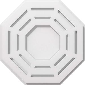 Ekena Millwork CMP14WN Westin Architectural Grade PVC Contemporary Urethane Ceiling Medallions 14"OD x 5 1/2"C x 1"P