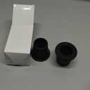 Outus Patio Table Umbrella Hole Ring Umbrella Cone Wedge Plug Umbrella Stabilizer Sleeve for 2 to 2.5 Inch Patio Table Hole and 1.5 Inch or Umbrella Pole Adapter (Black, 2 Pieces)