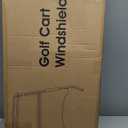 Ezgo Golf Cart Windshield Ezgo TXT Windshield Replacement for Front Fits 1995 to 2013 Ezgo TXT and Medalist Models Foldable Tinted UV Protection and Impact Resistant PC Shield