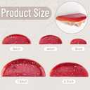 Red Mushroom Shelves Decoration - 5PCS Floating Display Goblincore Shelves, Small Wall Shelf for Bedroom, Cottagecore Aesthetic Furniture, Forest Decor, Reptile, Leopard Gecko Tank Accessories