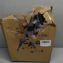 Folding Exercise Bike Pedal Exerciser Portable Desk Bike with LCD Display for Arms and Legs Workout (GRAY)