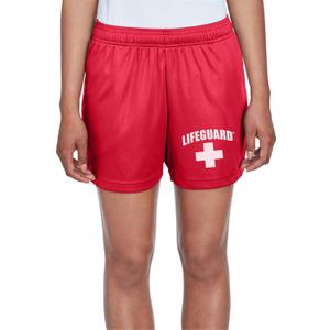 LIFEGUARD Officially Licensed Womens Active Running Performance Shorts Moisture Wicking (Medium, Red) LIFEGUARD Officially Licensed Womens Active Running Performance Shorts Moisture Wicking (Medium, Red)