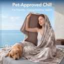 Cooling Blanket Twin 60"x80" for Hot Sleepers | Cold Summer Soft Blanket for Bed Couch and Travel Absorbs Heat Q-Max>0.35 Cool Lightweight Throw for Night Sweats Menopause