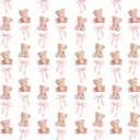 Peryiter 8 Pcs Bear Birthday Party Decorations, Baby Shower Animal Banner and Bow for Gender Reveal Birthday Bear Theme Boys Girls Decorations