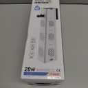 320 GPH 4-in-1 Aquarium Filter, 60-100 Gallon Fish Tank Filters Filtration and Oxygenation, Filter for Fish Tank with Biochemical Cotton, Ceramic Beads, Multi-Functional Turtle Tank Filter(20 W)