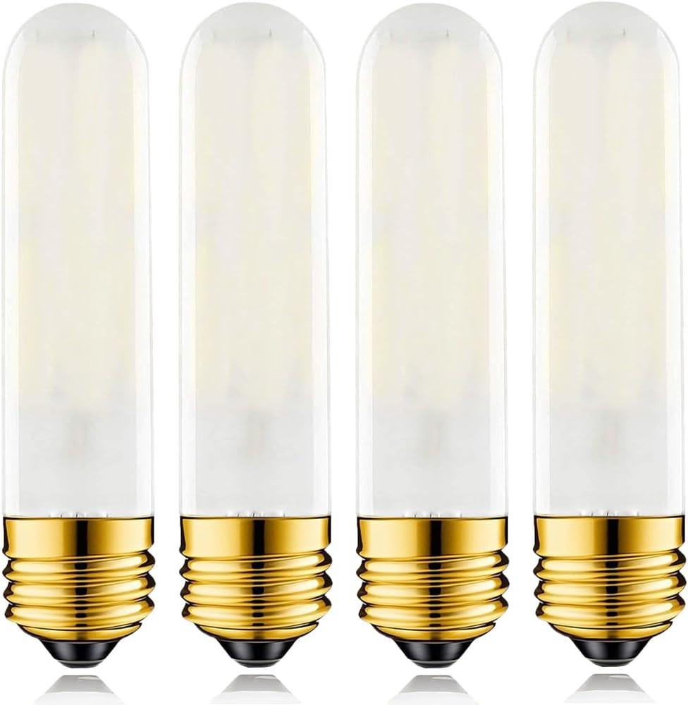 40 Watt T10 Clear Tubular Incandescent Light Bulb, Vintage Style Showcase Bulb,Showcase lamp, 2700K Soft White, E26 Medium Base, 280 Lumens (Misty White)