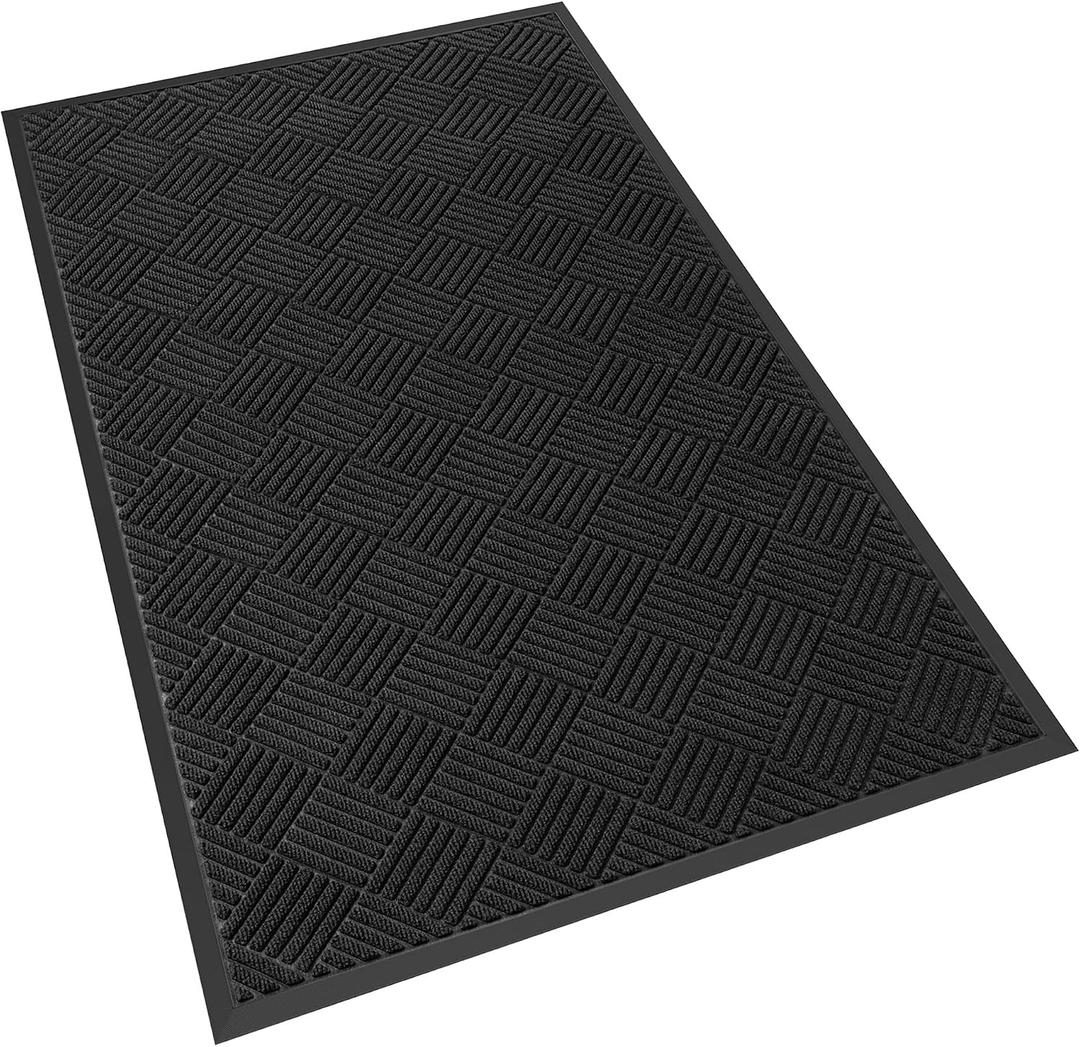 Front Door Mat, 60" x 36" Heavy Duty Indoor Outdoor Doormat