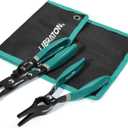 LIBRATON 2Pcs Hose Clamp Pliers Set with Swivel Pliers for Removal/Installation, Fuel Oil Water Pipe, Storage Pouch