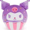 GUND Sanrio Hello Kitty and Friends Kuromi Cupcake Plush, Stuffed Animal for Ages 1 and Up, Purple/White, 8" (Multi Color)