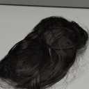 Natural Dark Brown Hair Bun Realistic Hairpiece Extension For Women 15"