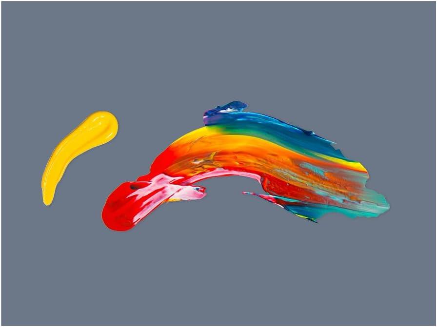 NBEADS Acrylic Paint Palette, Grey Acrylic Artist Palette for Oil Painting Palette Artist Scratch Resistant Easy Clean Up for Precise Color Mixing Watercolor, 11.81x15.74x0.11inch