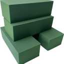 Mindful Design 6-Pack Floral Foam Blocks Dry & Wet for Fresh and Artificial Flowers, 7.8 L x 3.5 W x 2.4 H  Ideal for Weddings, Birthdays, Home, Office, and Garden Decor
