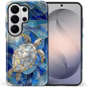 For Samsung Galaxy S26 Ultra Case for Women Girl Men Boy, Shockproof Soft Silicone & Hard PC Shell Protective Case for Samsung Galaxy S26 Ultra - Shell Turtle