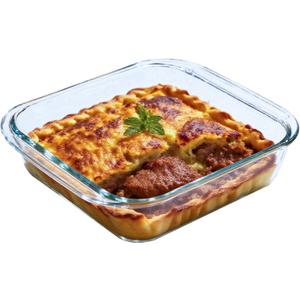 Glass Baking Dish - 1.9qt Square 8x8 Baking Pan - Glass Baking Dishes For Oven