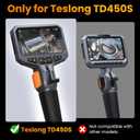 Screen Protector Tempered Glass 2-Pack Compatible with Teslong TD450S Borescope, Anti-Scratch Bubble-Free HD Clear Film