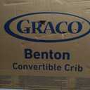 Graco Benton 5-in-1 Convertible Crib GREENGUARD Gold Certified, Converts from Baby Crib to Toddler Bed, Daybed and Full-Size Bed, Fits Standard Full-Size Crib Mattress (Pebble Gray)