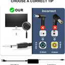 65W Power Cord Compatible with HP Monitor 27" 25" 23.8" 23" 21.5" 31.5" 25f 27f 22cwa 27es 27er 27eb 27xi 27xw 27bw