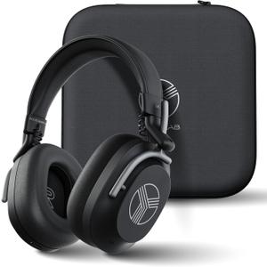 TREBLAB U5 - Hybrid Active Noise Cancelling Headphones Over-Ear Bluetooth 5.3, 55H Battery, Deep Bass, Multipoint, IPX4, Foldable, Mic for Calls, Wireless Headphones Foldable for Travel, Gym, Work