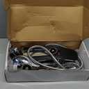 Rain Shower Head with filtered Handheld High Pressure rainfall Shower Heads with Handheld Spray Combo Adjustable one-piece stand daul shower head Built-in Magnetic Docking and Power Jets (Chrome)