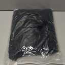 VOTEPRETTY Womens Two Piece Cover Ups Sets Crochet Beach Vacation Summer Swimwear Short Sleeve Outfits Split Knit Long Dress (Black)