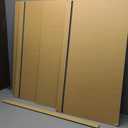 4 Pack Wire Shelf Covers, Lightweight Removable PVC Faux Wood Wire Rack Liners for Pantry, Closet 24x12 Inch,0.3 inch Thick