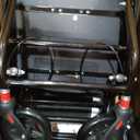 Lightweight Foldable Transport Wheelchair, Portable Travel Wheelchair with Handbrake for Adults & Seniors, Easy-Fold Design & Secure Locking Brakes Transfer Wheelchairs (Black)