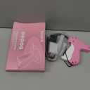 Handheld Stitch Tag Gun for Clothes, Quick Clothing Fixer, Tagging, Sewing Kit Includes 6 Needle, 1000 Black Fasteners & 1000 White Fasteners, Pink