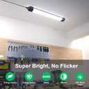 Plug in Light Fixture 2FT Linkable 5000K Under Cabinet Lighting, LED Tube Light Fixture with Plug, Triproof Ceiling Wall Light for Closet Workbench Kitchen Basement Garage, 2FT-1PCS/with plug